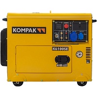 Генератор дизельный Kompak K6100SE 5/5.3 кВт