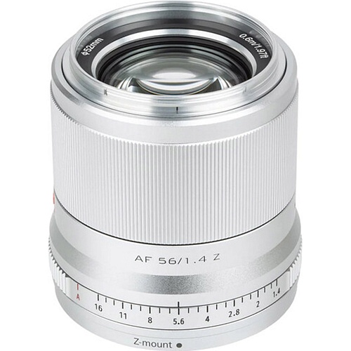 Объектив Viltrox AF 56mm f/1.4 STM Lens for Nikon Z Silver