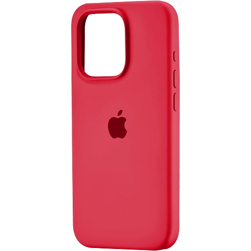 Чехол Silicone Case для Apple iPhone 16 Pro Red AA