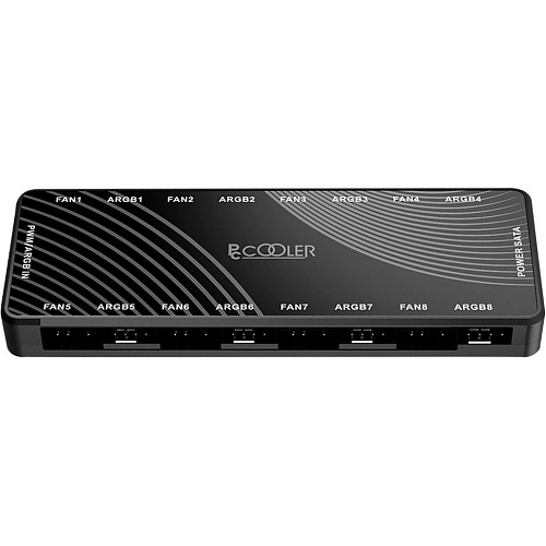 Контроллер вентиляторов для ПК PCCooler ARGB Hub-H01 (6940526111900)