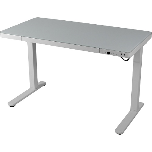 Компьютерный игровой стол Barsky StandUp White Glass 1200x600 (BST-12)