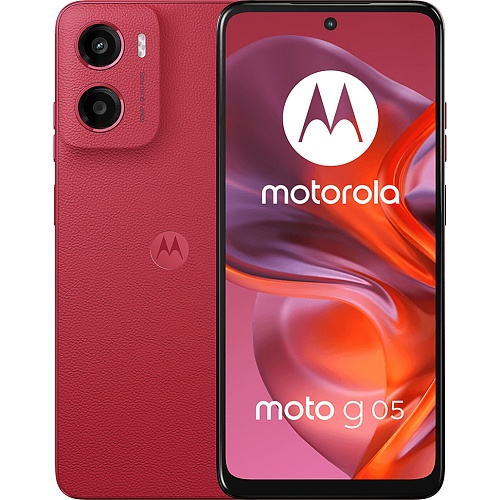 Смартфон Motorola Moto G05 4/256GB Plum Red (PB6L0030UA) UA-UCRF