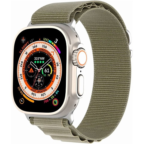 Ремешок Dux Ducis GS Series для Apple Watch 38/40/41/42mm Olive