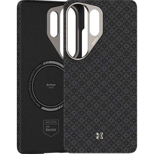 Чехол Benks Magnetic ArmorAir Kevlar ArmorGrid для Samsung Galaxy S26 Ultra Obsidian Black