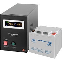Джерело безперебійного живлення (ДБЖ) LogicPower LPY-B-PSW-500VA + LPM-MG батарея 12V - 40Ah (14015) - придбати в Дніпрі, Україні: ціна, характеристики | інтернет-магазин TOUCH