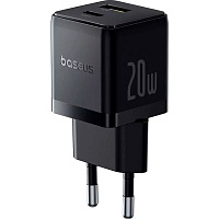 Сетевое зарядное устройство Baseus Palm Fast Charger 20W Cluster Black (P10111608113-00)