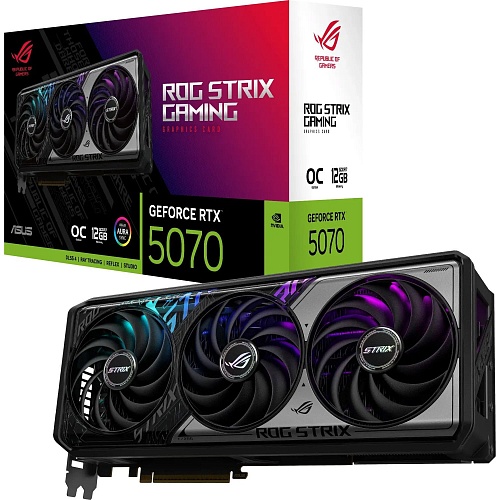 Видеокарта Asus ROG Strix GeForce RTX 5070 OC 12GB (ROG-STRIX-RTX5070-O12G-GAMING) EU