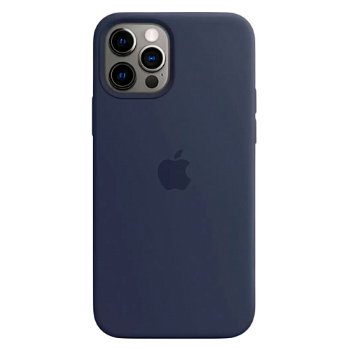 Чехол Silicone Case для Apple iPhone 12 Pro Max (Midnight Blue) АА