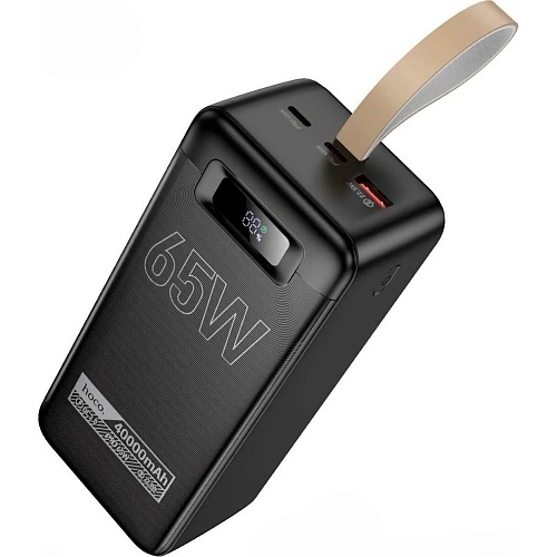Внешний аккумулятор Hoco DB82 Aquila 40000mAh 65W Black Уценка