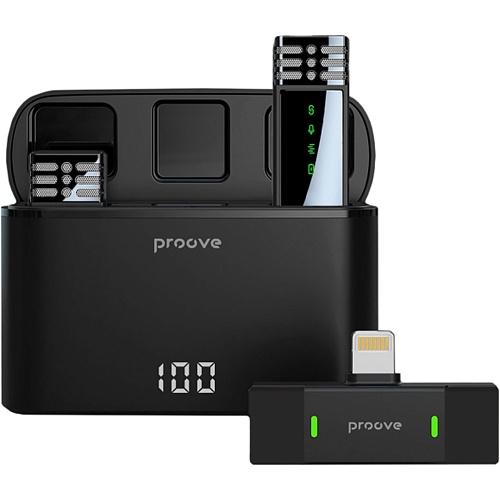 Микрофонная радиосистема Proove Record Lightning Black (PMRC00010102)