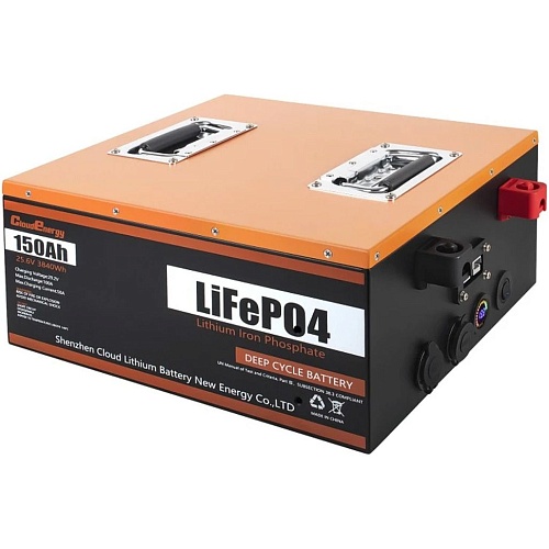 Аккумулятор Cloud Energy LiFePO4 24V (25.6V/150Ah/3840Wh) (CL24-150)