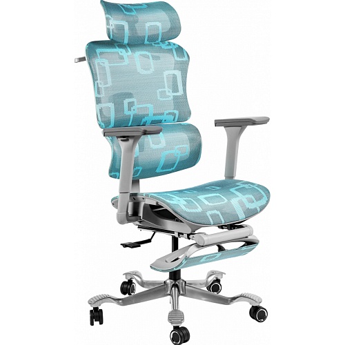 Офисное кресло GT Racer B-542 Gray/Blue