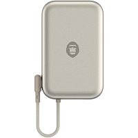 Внешний аккумулятор Blueo Space Capsule Magnetic Wireless Power Bank 10000mAh 20W Natural Titanium (BL039-NTT)