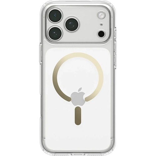 Чехол Spigen Ultra Hybrid MagSafe для iPhone 18 Pro Max/iPhone 17 Pro Max Clear Gold (ACS12120)
