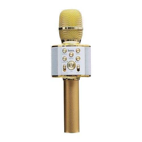 Микрофон HOCO BK3 Cool Sound (Gold)