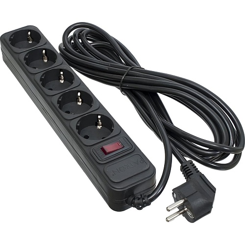 Мережевий фільтр Patron SP-1055 Black (EXT-PN-SP-1055) - придбати в Дніпрі, Україні: ціна, характеристики | інтернет-магазин TOUCH