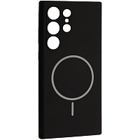 Чехол DK Silicone Luxury with MagSafe для Samsung Galaxy S23 Ultra Black