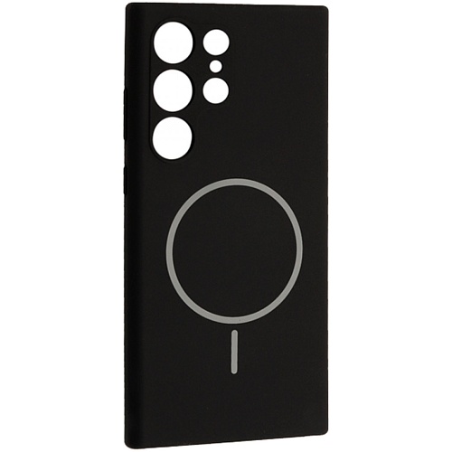 Чехол DK Silicone Luxury with MagSafe для Samsung Galaxy S23 Ultra Black