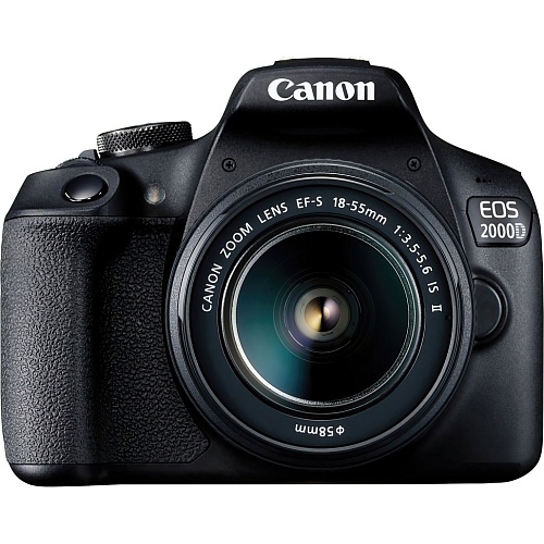 Зеркальный фотоаппарат Canon EOS 2000D Kit EF-S 18-55mm f/3.5-5.6 IS II (2728C008) UA