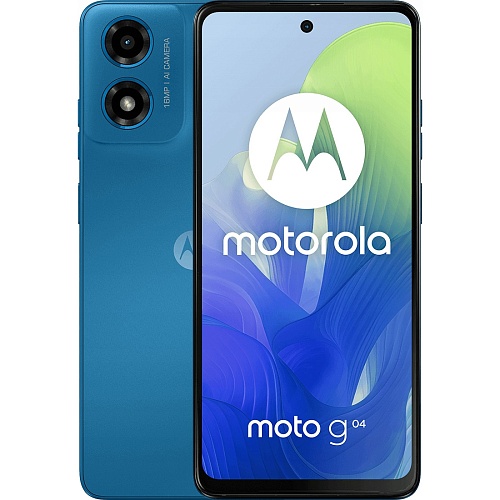 Смартфон Motorola Moto G04 4/64GB Satin Blue (PB130045RS) UA-UCRF