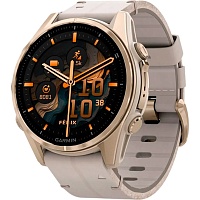 Смарт-годинник Garmin Fenix 8 AMOLED Sapphire 43mm Soft Gold with Limestone Leather Band (010-02903-40) - придбати в Дніпрі, Україні: ціна, характеристики | інтернет-магазин TOUCH