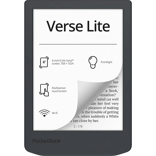 Электронная книга PocketBook 619 Verse Lite Midnight Grey (PB619-T-CIS/PB619-T-WW) 