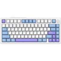 Клавиатура Attack Shark X85 RGB Linear White Jade Switch Wireless White/Purple (AS-6972792471594-WP-UA)