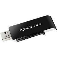 USB флеш-накопичувач Apacer AH350 32GB USB-A 3.0 Black (AP32GAH350B-1)