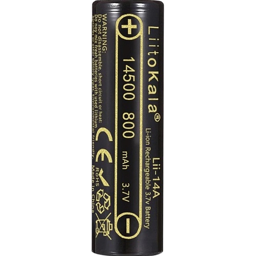 Акумулятор LiitoKala 14500 800mAh Li-ion 1шт (Lii-14A-N) - придбати в Дніпрі, Україні: ціна, характеристики | інтернет-магазин TOUCH