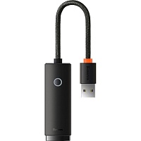 Сетевой адаптер Baseus Lite Series Ethernet 100Mbps USB-A to RJ45 (WKQX000001)
