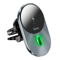 Автодержатель с беспроводной зарядкой Hoco CA91 Magic Car Wireless Charger (753465)