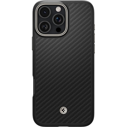 Чехол Spigen Enzo Aramid with MagSafe для Apple iPhone 16 Pro Black Natural (ACS08508)