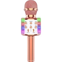 Микрофон с караоке Epik WS858L Rose Gold