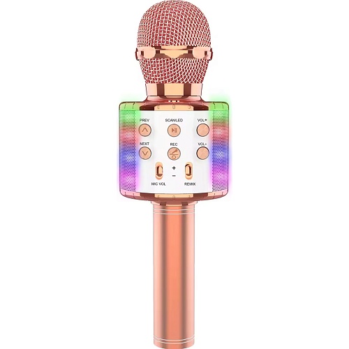 Микрофон с караоке Epik WS858L Rose Gold