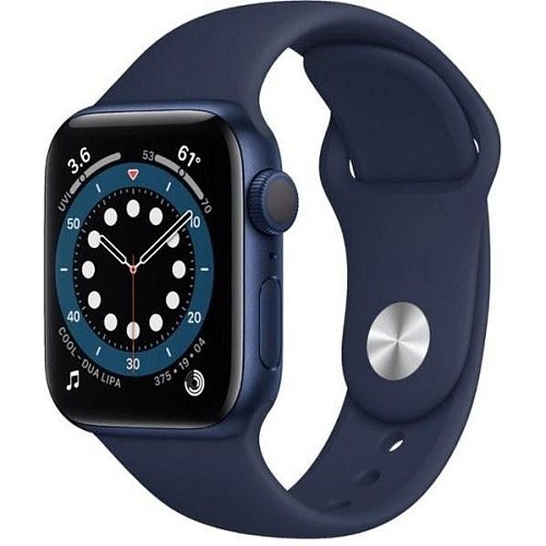 Смарт-часы Apple Watch Series 6 GPS 40mm Blue Aluminum Case with Deep Navy Sport Band (MG143)