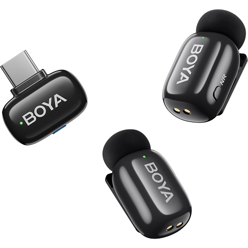 Микрофонная радиосистема Boya Mini 2-04 USB-C Black