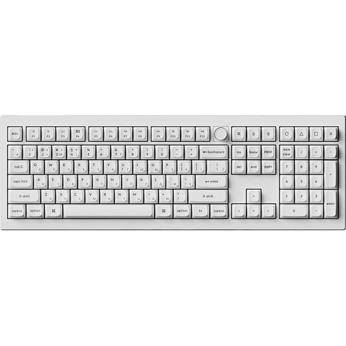 Клавиатура Keychron V6 Ultra Red Switch RGB UA White (V6U-F1-UA)