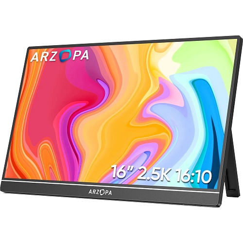 Портативний монітор Arzopa Z1RC Black EU  - придбати в Дніпрі, Україні: ціна, характеристики | інтернет-магазин TOUCH
