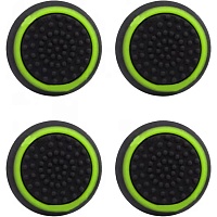 Накладки на стіки Thumb Grips 4-pack для PS4/PS5/Xbox Black Green  - придбати в Дніпрі, Україні: ціна, характеристики | інтернет-магазин TOUCH