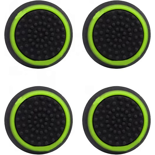 Накладки на стики Thumb Grips 4-pack для PS4/PS5/Xbox Black Green 