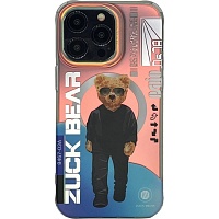 Чехол Zuck Bear Berlin Boss MagSafe Case для Apple iPhone 15 Pro Zwei Charm