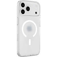 Чехол iLera GlassCase + Camera Button with MagSafe для Apple iPhone 17 Pro Frosted  (iLGlCFrCb17Pr)