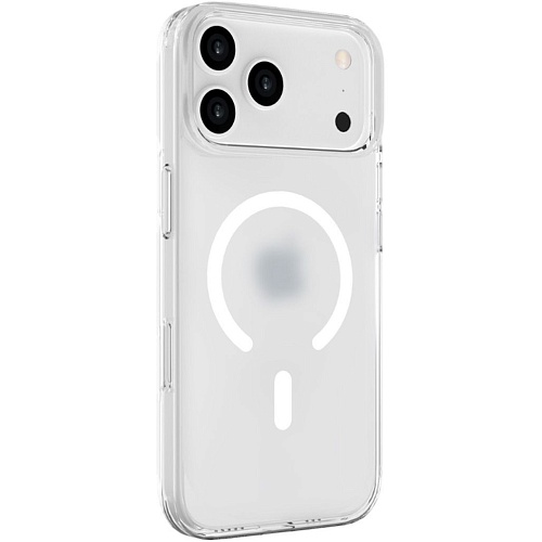 Чехол iLera GlassCase + Camera Button with MagSafe для Apple iPhone 17 Pro Frosted  (iLGlCFrCb17Pr)