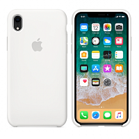 Чехол Apple iPhone XR (6.1) Silicone Case HC (White) Чехол Apple iPhone XR (6.1) Silicone Case HC (White)