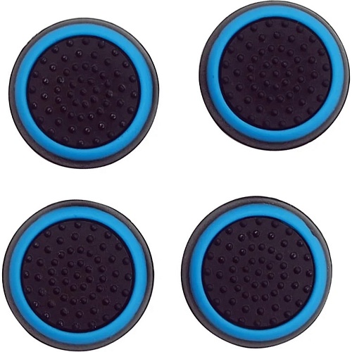 Накладки на стики Thumb Grips 4-pack для PS4/PS5/Xbox Black Blue