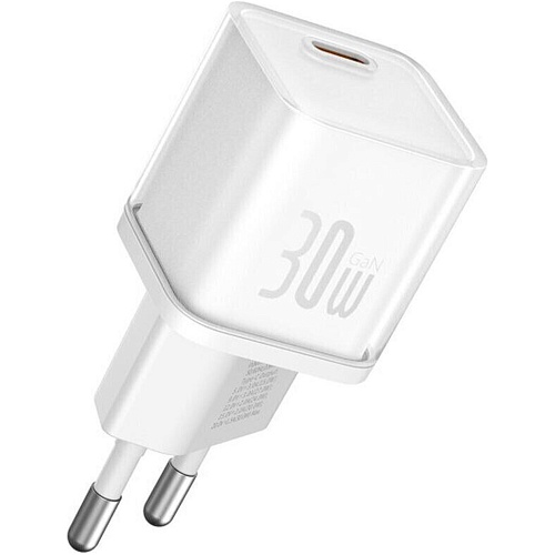 Сетевое зарядное устройство Baseus GaN5S Fast Charger 1C 30W White (P10162504213-00)