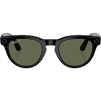 Смарт-очки Ray-Ban Meta Headliner Gen 2 Low Bridge Fit Standard Shiny Black Frame/G-15 Green Lenses (RW4013F 601/71 51-23)