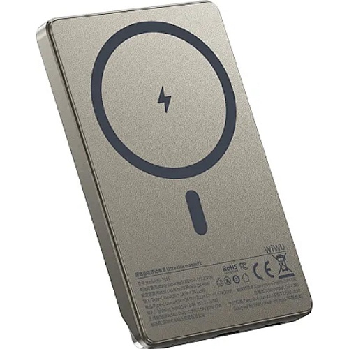 Зовнішній акумулятор WiWU Wi-P019 5000mAh Gold  - придбати в Дніпрі, Україні: ціна, характеристики | інтернет-магазин TOUCH