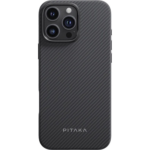 Чохол Pitaka Military-Grade Protective Case для Apple iPhone 16 Pro Max Twill 600D Black/Grey (KI1601PMPA) - придбати в Дніпрі, Україні: ціна, характеристики | інтернет-магазин TOUCH