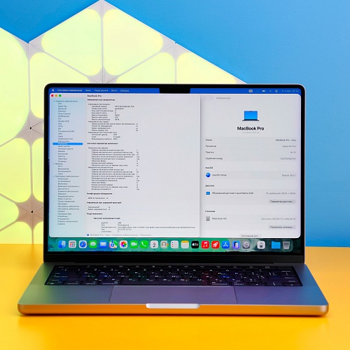 Ноутбук Apple MacBook Pro 14'' M1 Pro 16GB/512GB Space Gray 2021 (MKGP3) Б/У